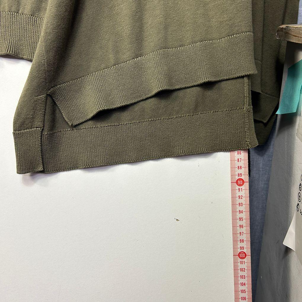 Khaki Cotton Knit Tunic Top - Size 22+