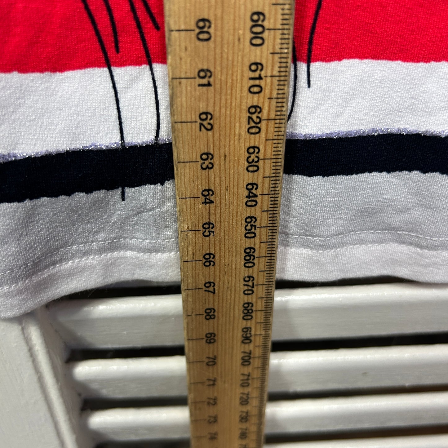 Black Pepper Top Size 20 White Short Sleeve Striped Floral