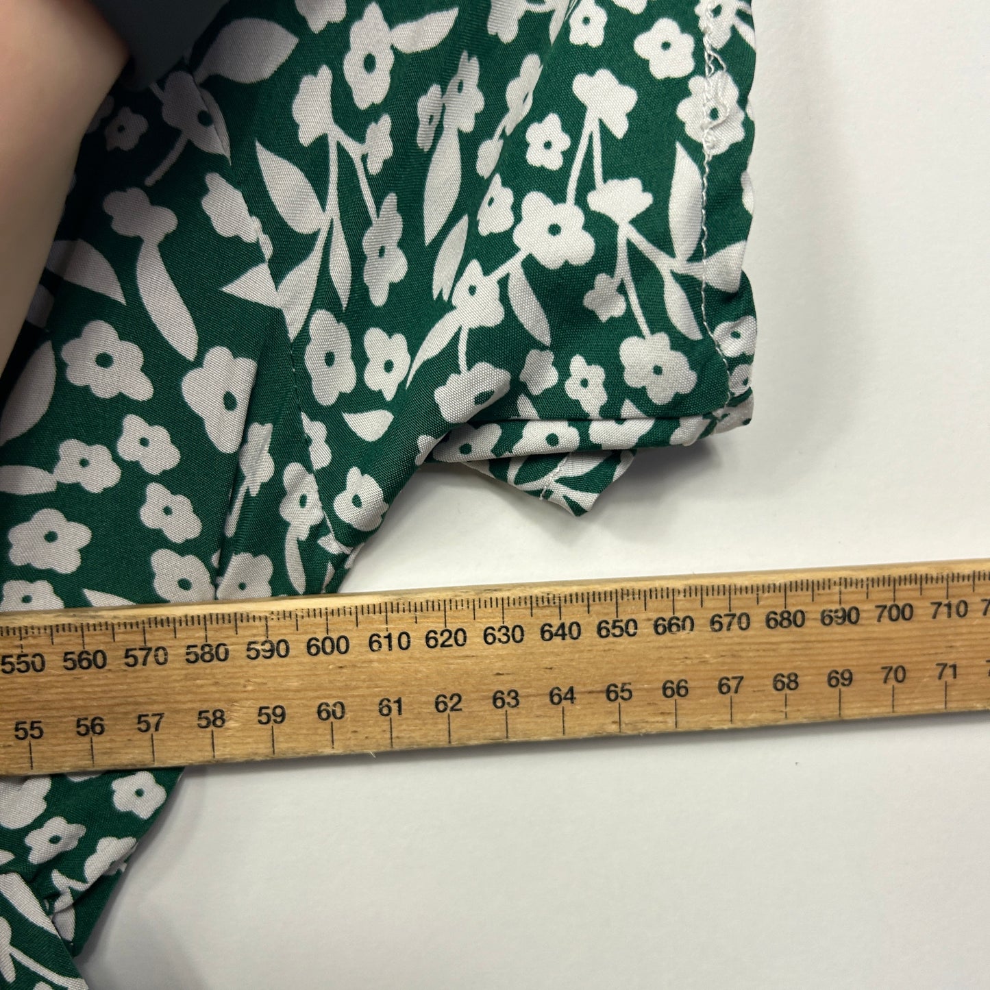 Shein Green Floral Print Dress - Size XXL