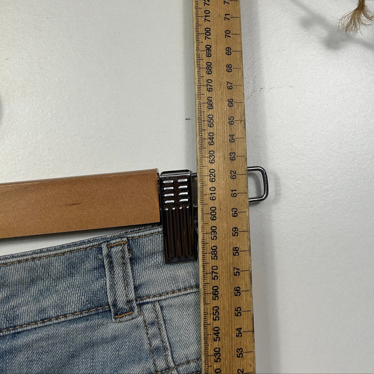Forever New Grey Denim Skirt - Size 14
