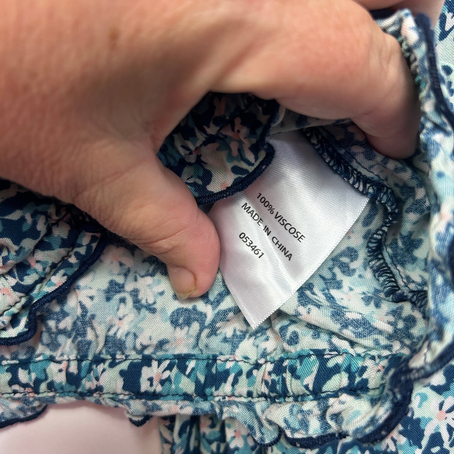 Sportsgirl Crop Top Size 16 Floral Long Sleeve