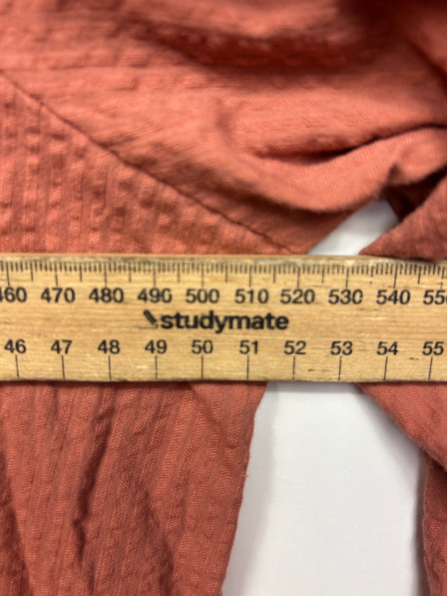 Target Top 16 Rust 3/4 Sleeve Cotton