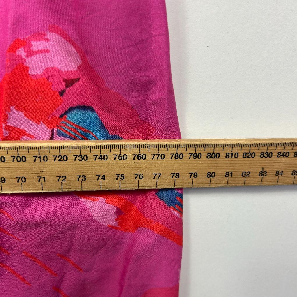 Handmade Hot Pink Multi Print Cotton Dress - Size 18/20/22