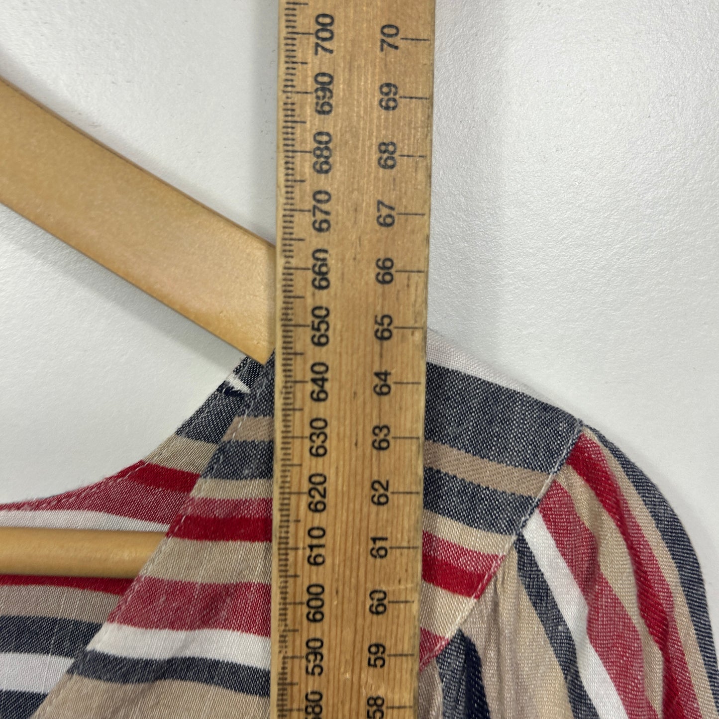 Regatta Viscose Multicoloured Striped Top - Size 16