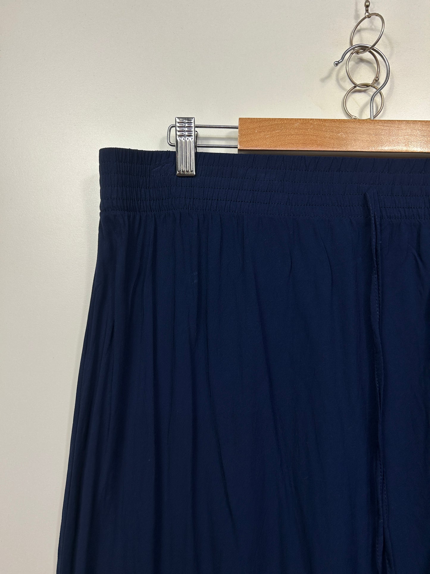 Katies Skirt Size 18 Navy Midi Length Drawstring