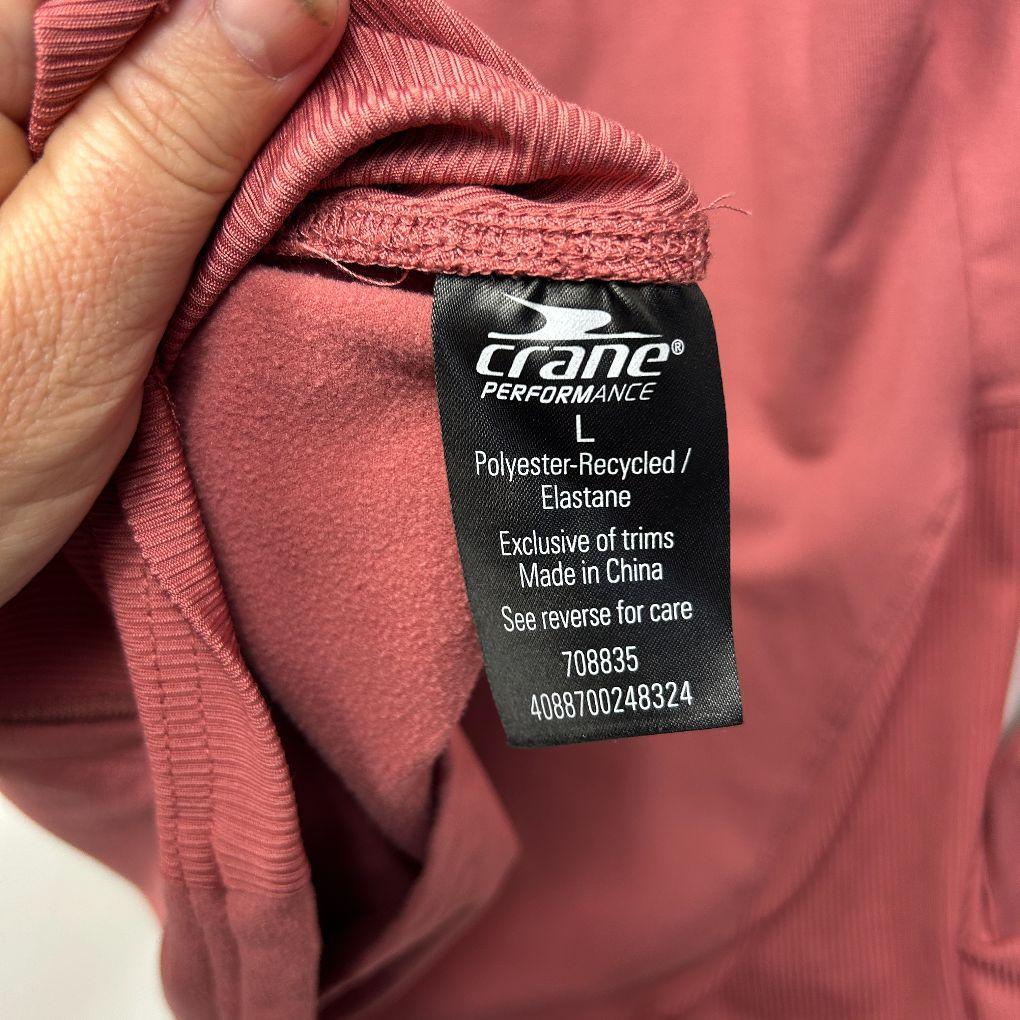Crane Dusty Pink Hoodie - Size L