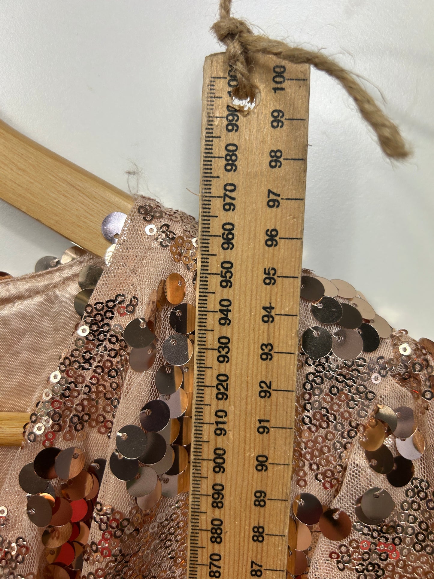 Something for Sarah Dress Size 16-18 Cocktail Evening Party Sequins Gold