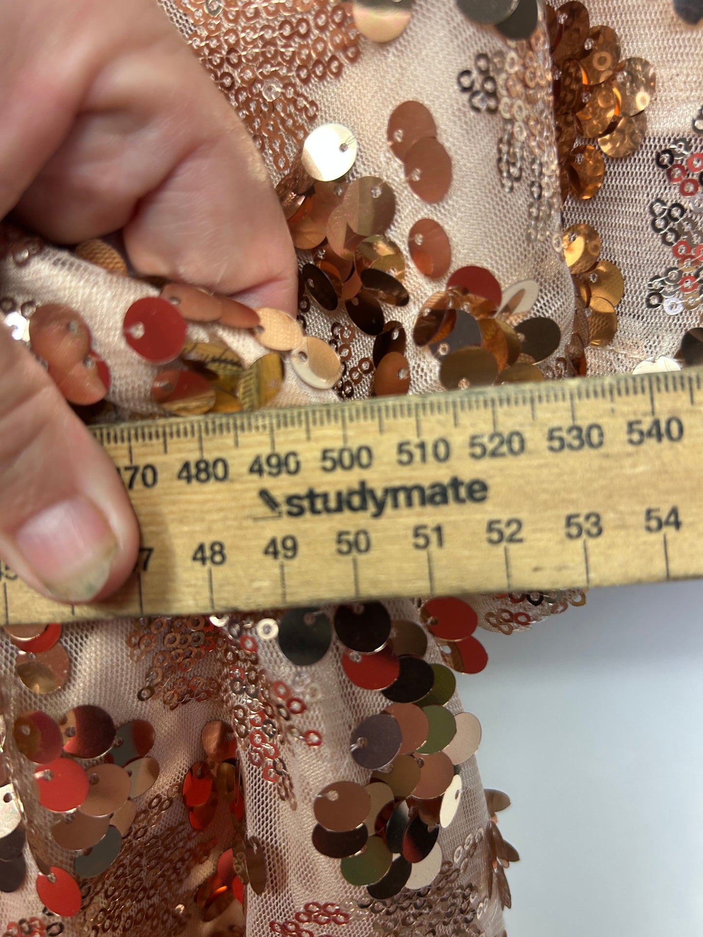 Something for Sarah Dress Size 16-18 Cocktail Evening Party Sequins Gold