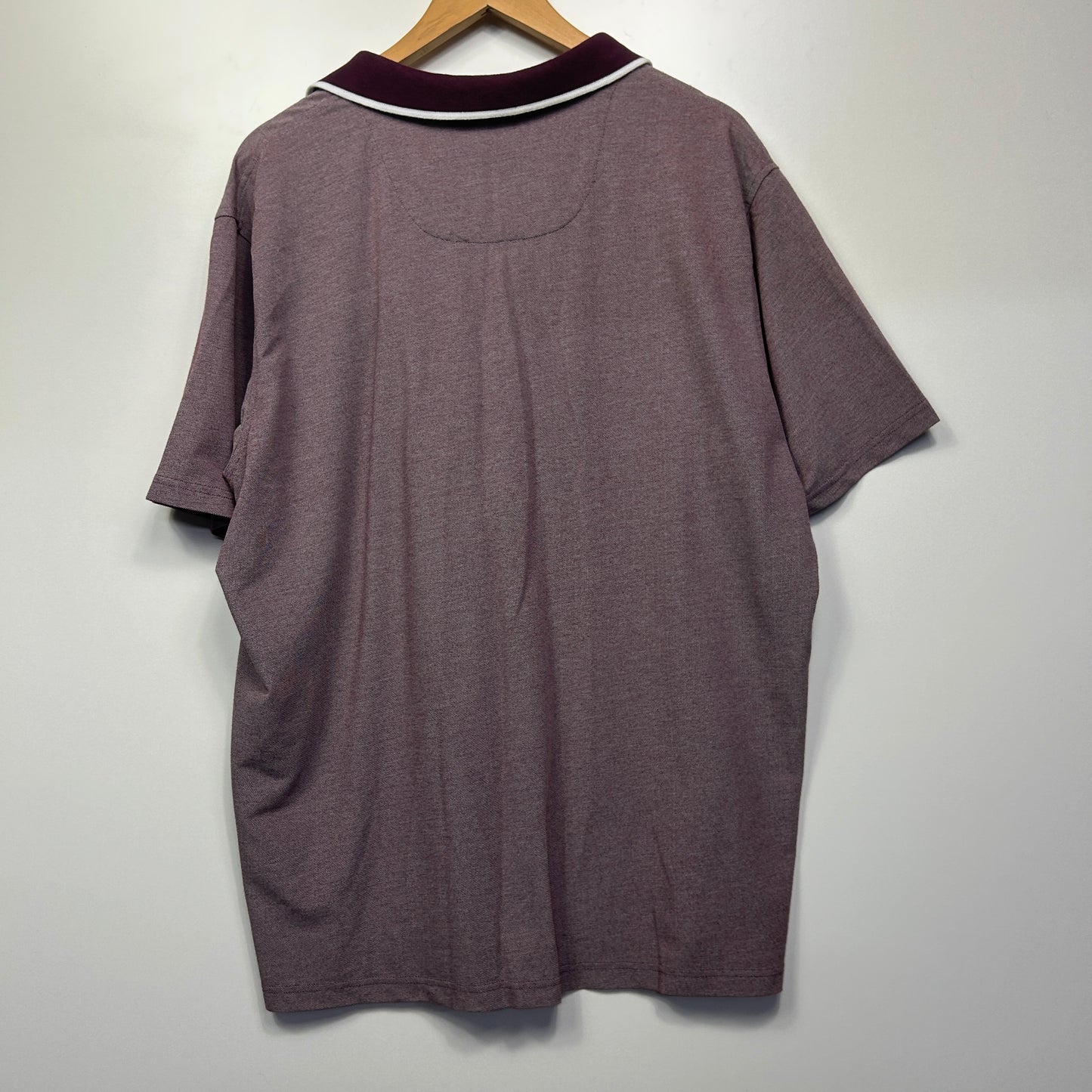 Johnny Bigg Polo Shirt Size 3XL Maroon Short Sleeve