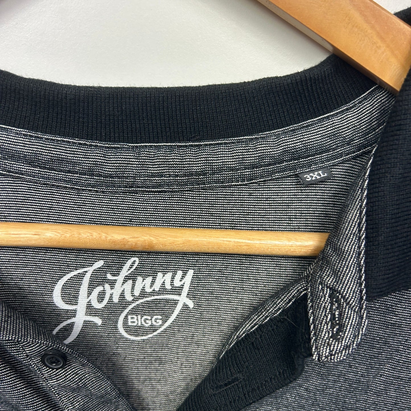 Johnny Bigg Polo Shirt Size 3XL Grey Short Sleeve