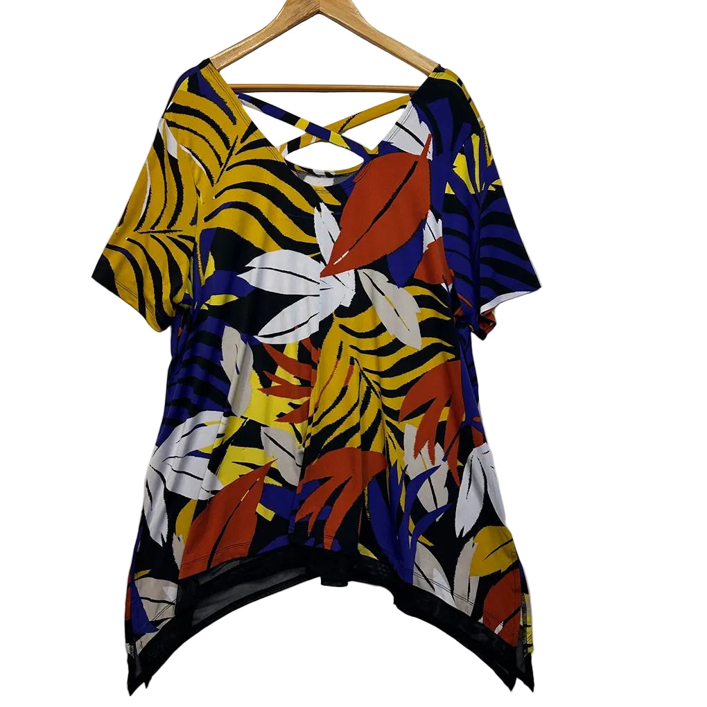 Taking Shape Multicoloured Top - Size 20/L