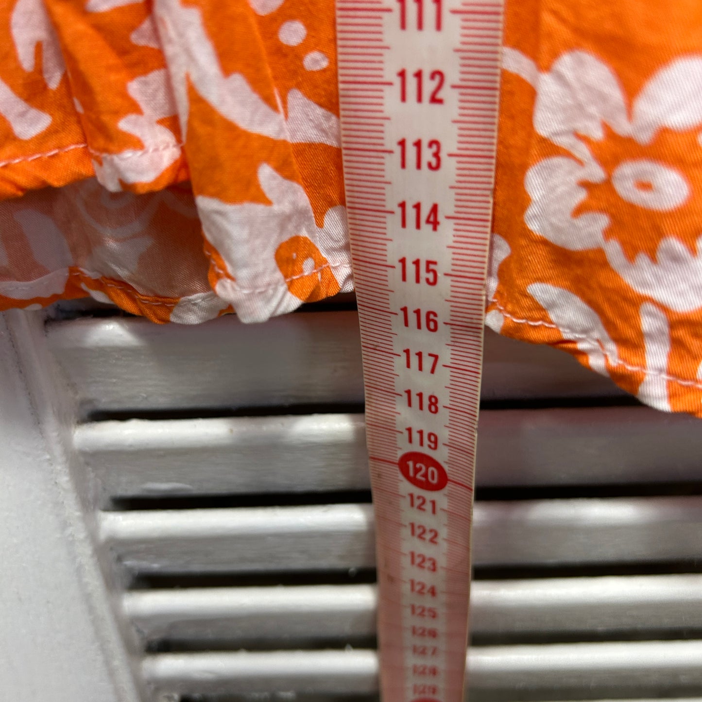 Sadie & Sun Dress Size 3XL 20 22 Orange White Pockets
