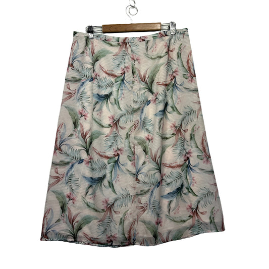 Dannii Minogue Skirt Size 16 Petites Multicoloured Floral