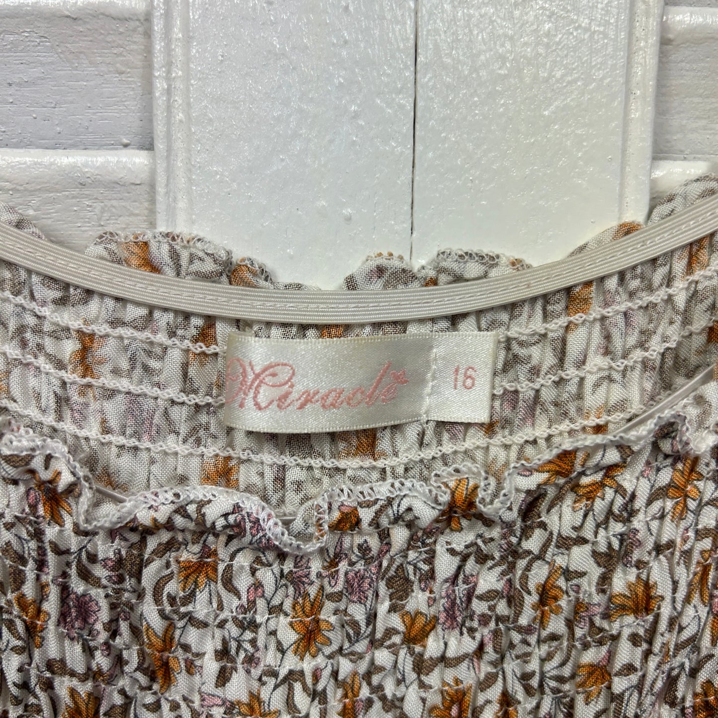Miracle Maxi Dress Size 16 Sleeveless Floral Boho Ruched