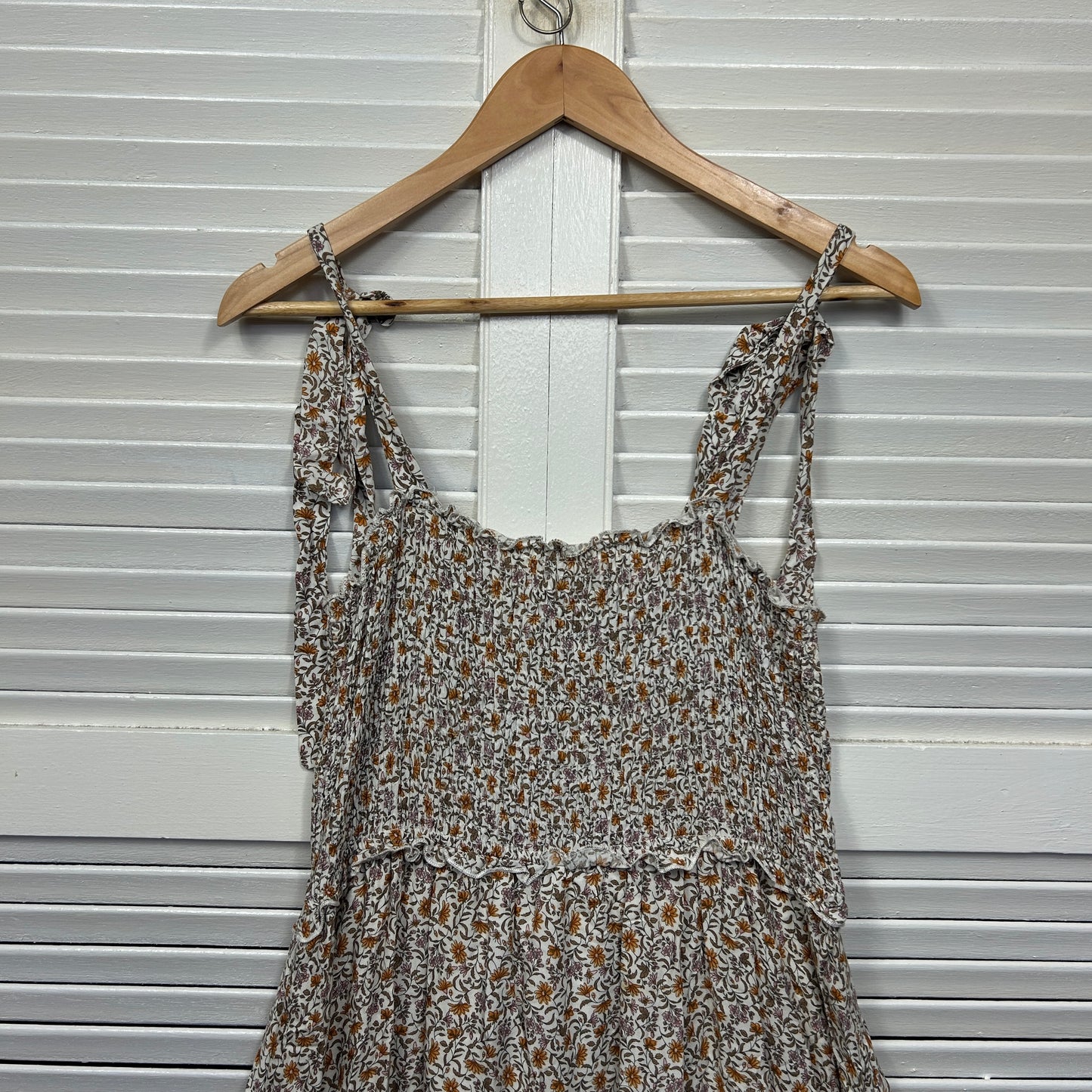 Miracle Maxi Dress Size 16 Sleeveless Floral Boho Ruched
