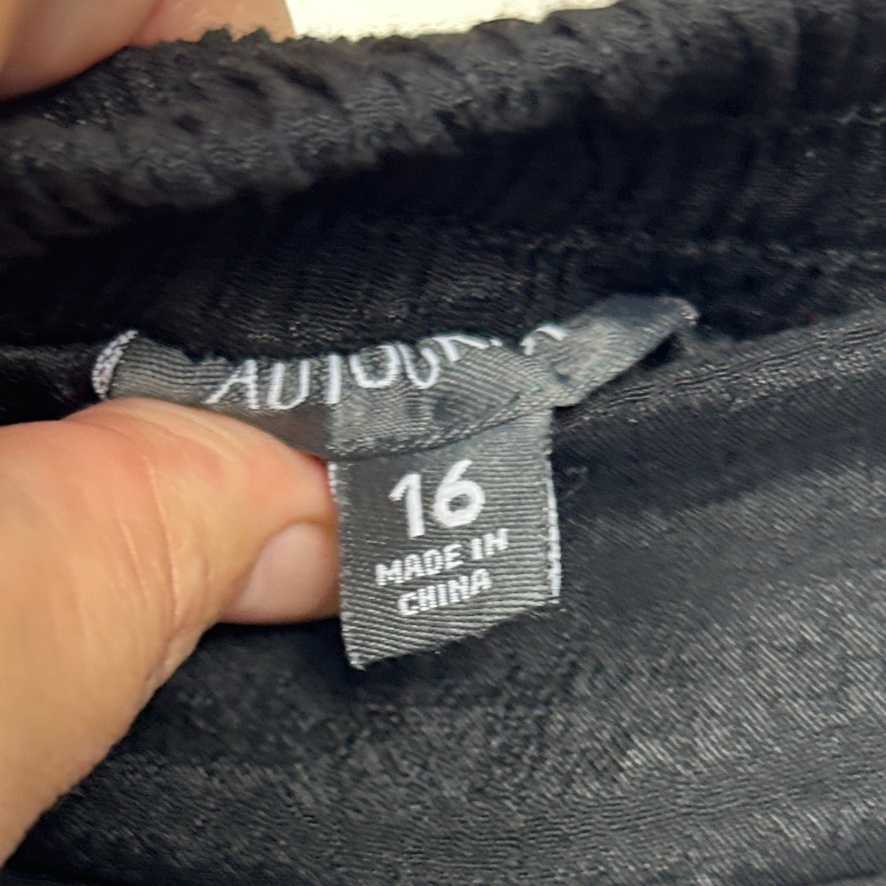 Autograph Pants Size 16 Black Spilt Front Viscose Blend