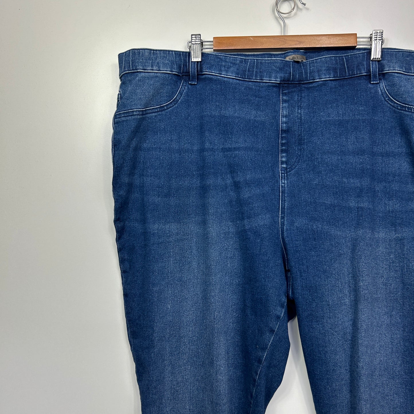 Belle Curve Jeans Pants Size 26 Denim Pull On Jegging