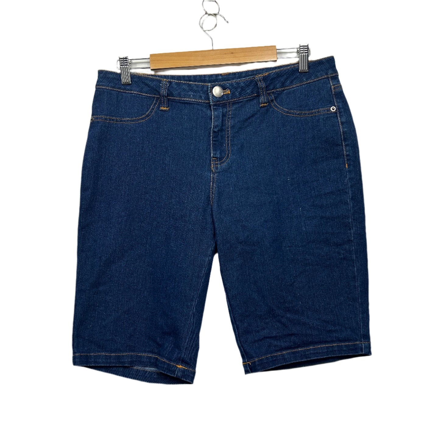 Target Denim Shorts Size 14 Blue Zip Fly