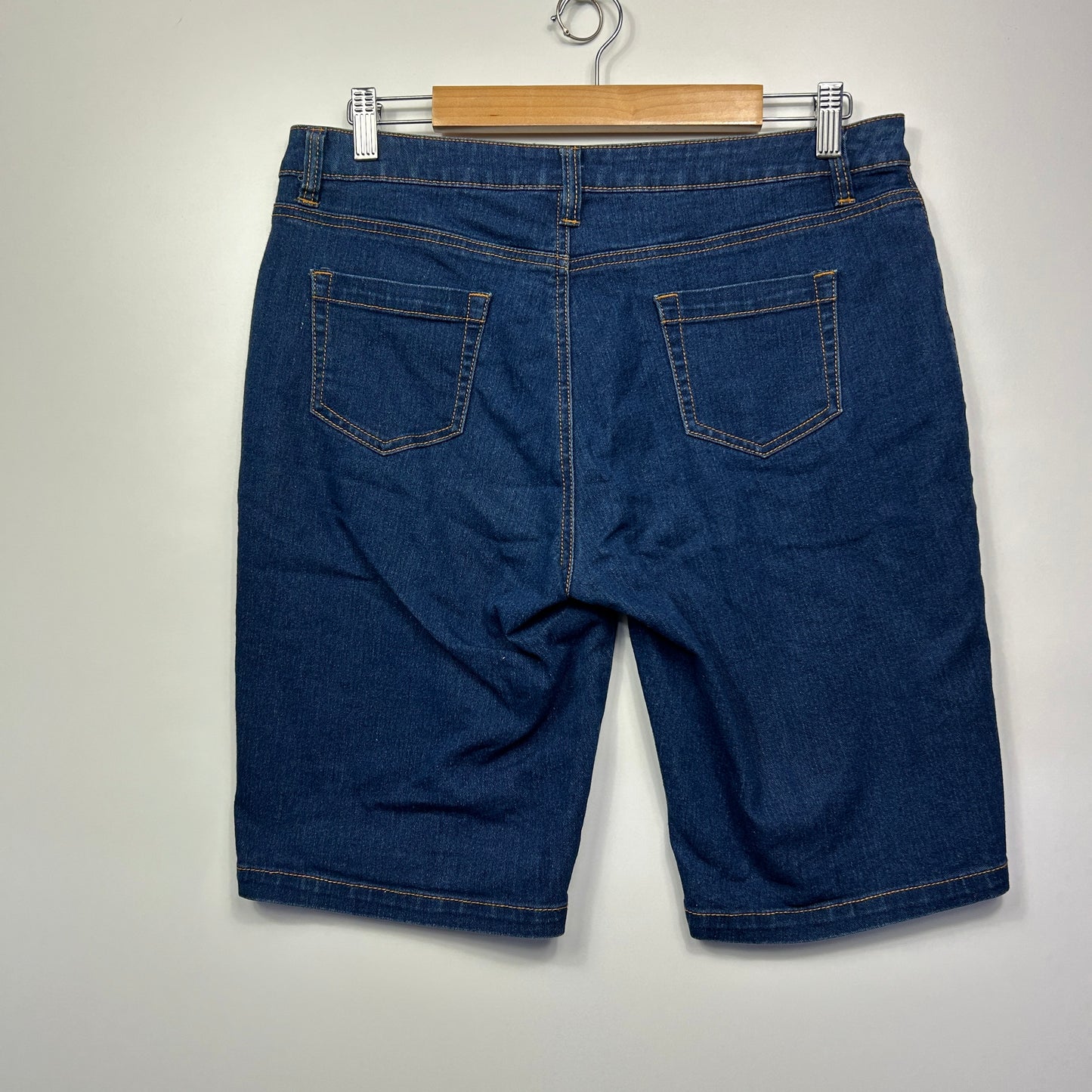 Target Denim Shorts Size 14 Blue Zip Fly