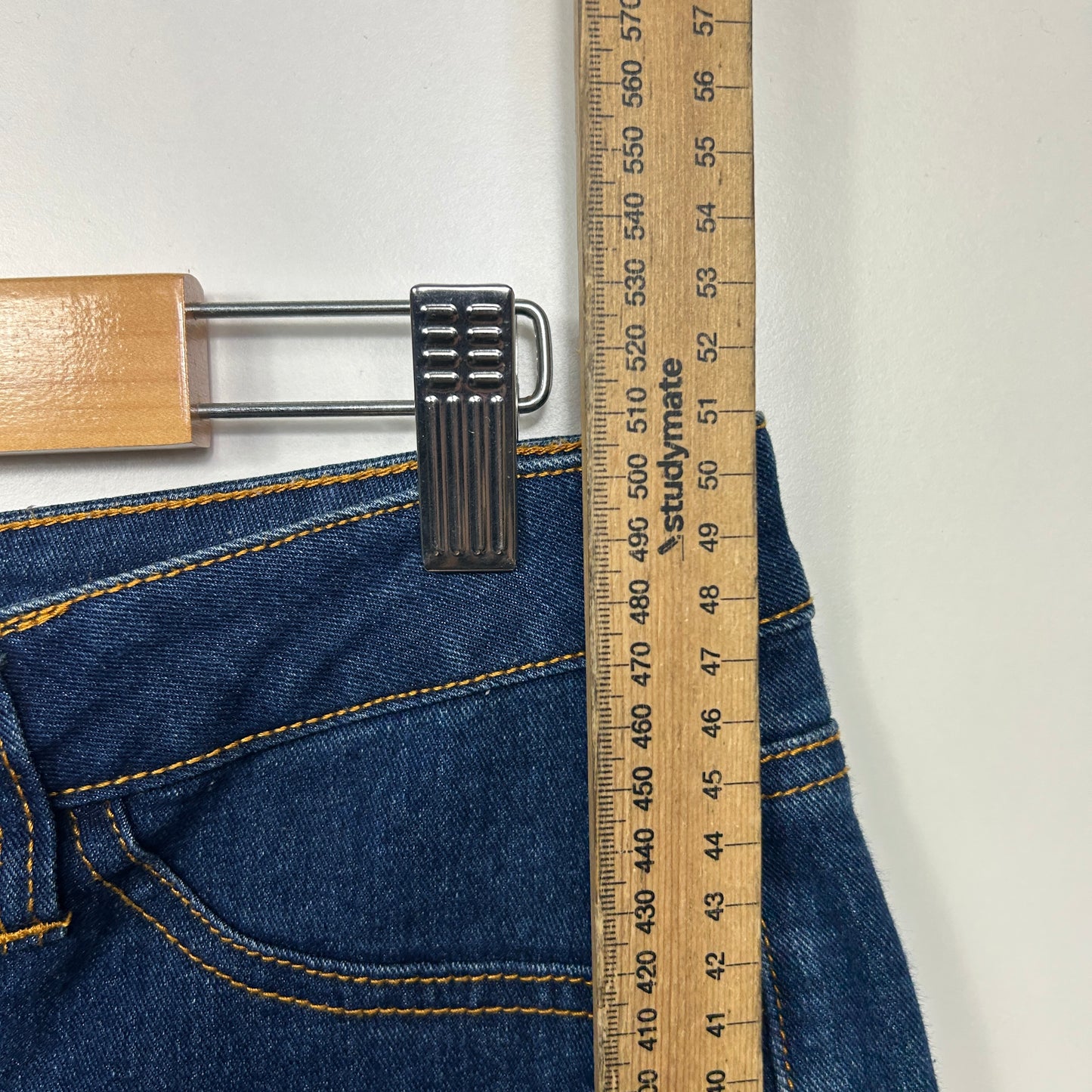 Target Denim Shorts Size 14 Blue Zip Fly