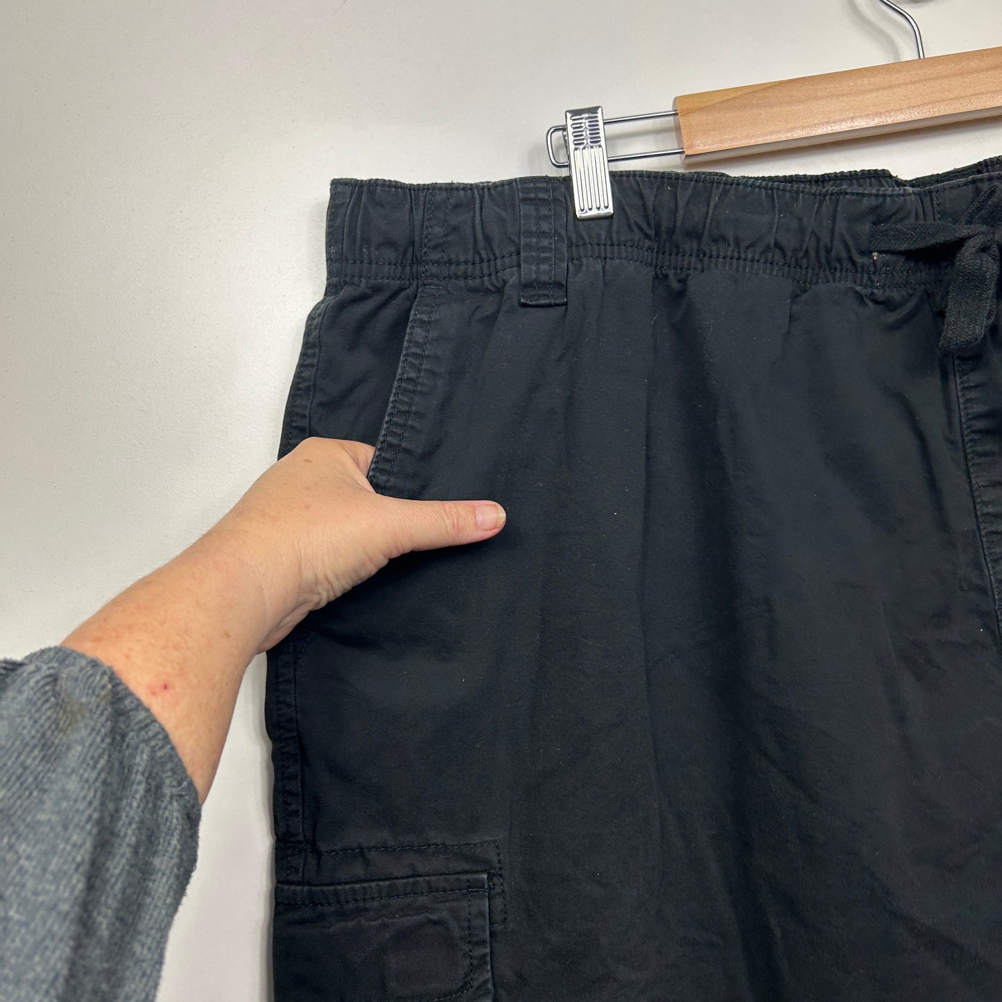 Big Joe Shorts Size 7XL Black Pockets