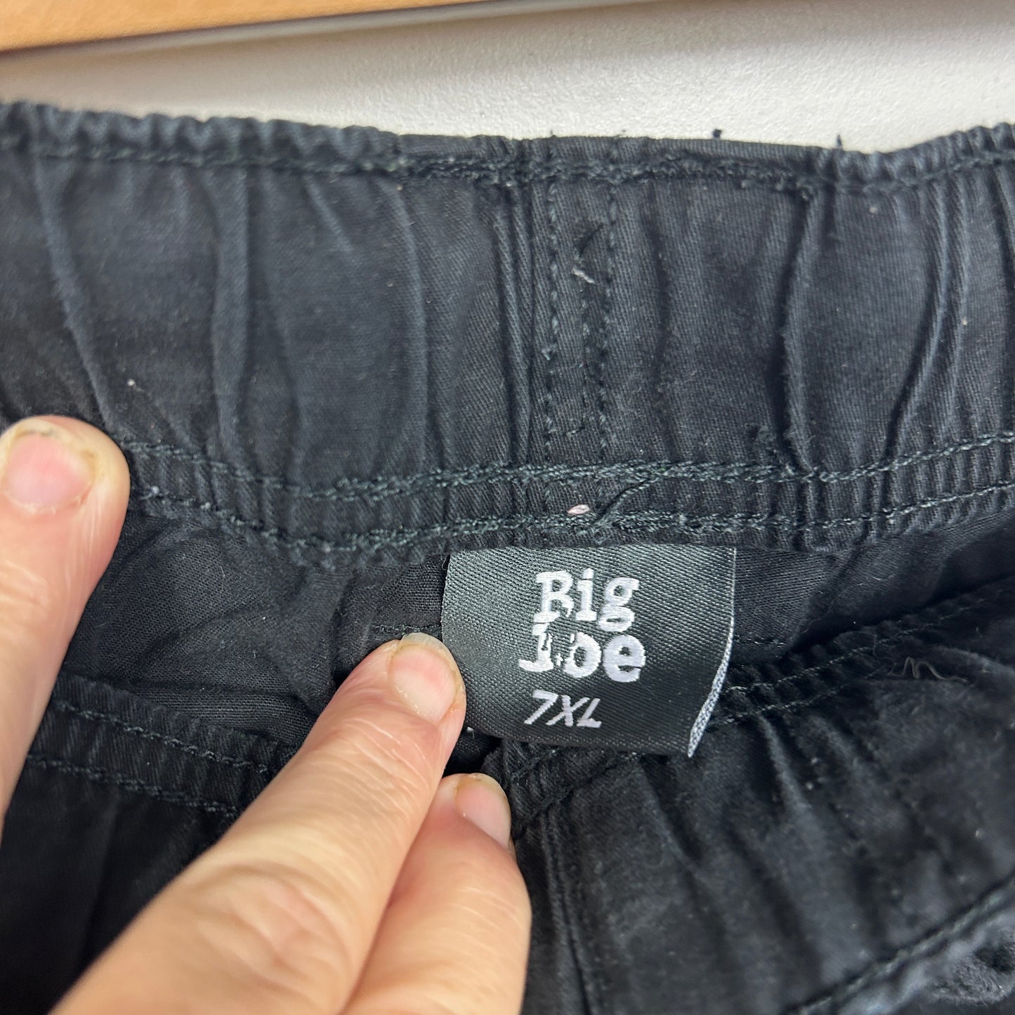 Big Joe Shorts Size 7XL Black Pockets