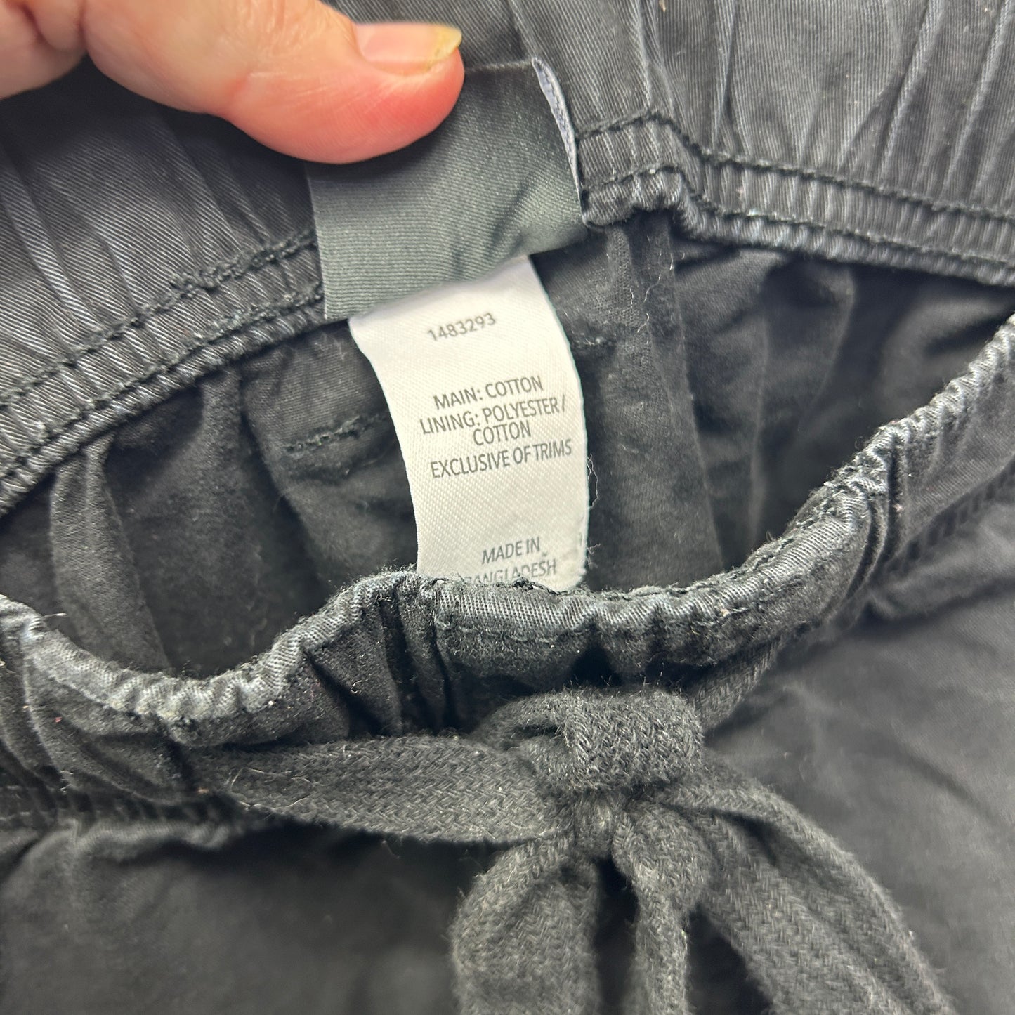Big Joe Shorts Size 7XL Black Pockets