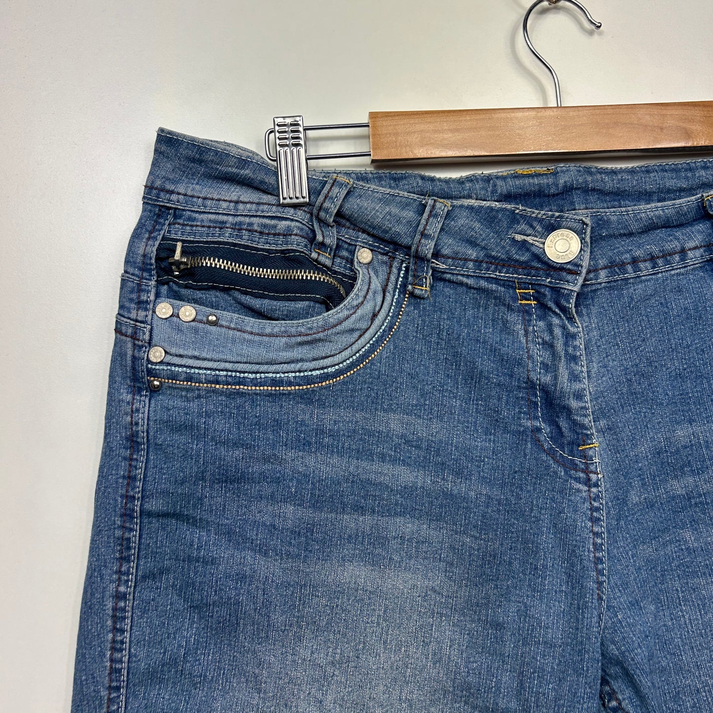 Rockmans Denim Shorts Size 14