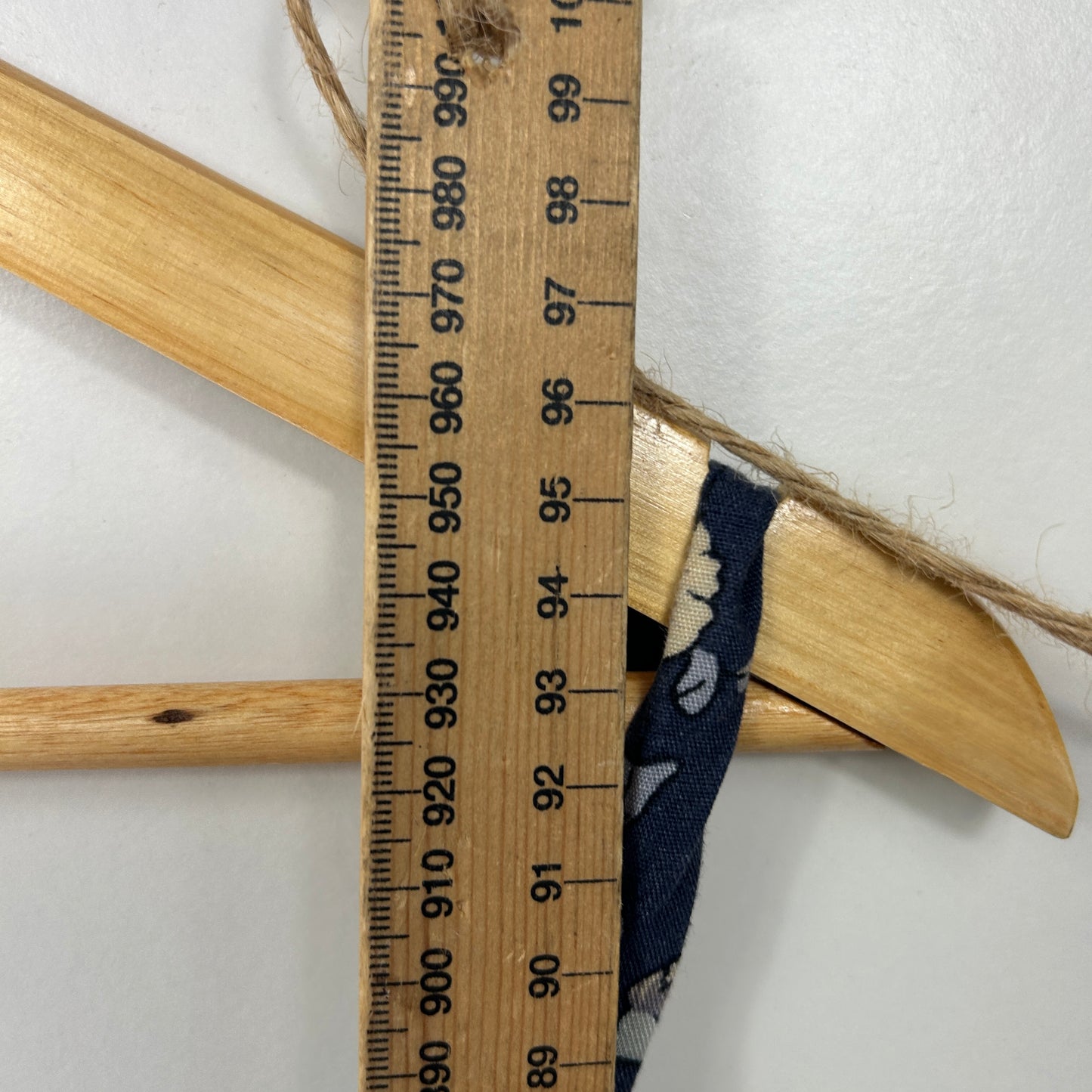 Boho Navy & Blue Floral Print Slip Dress - One Size