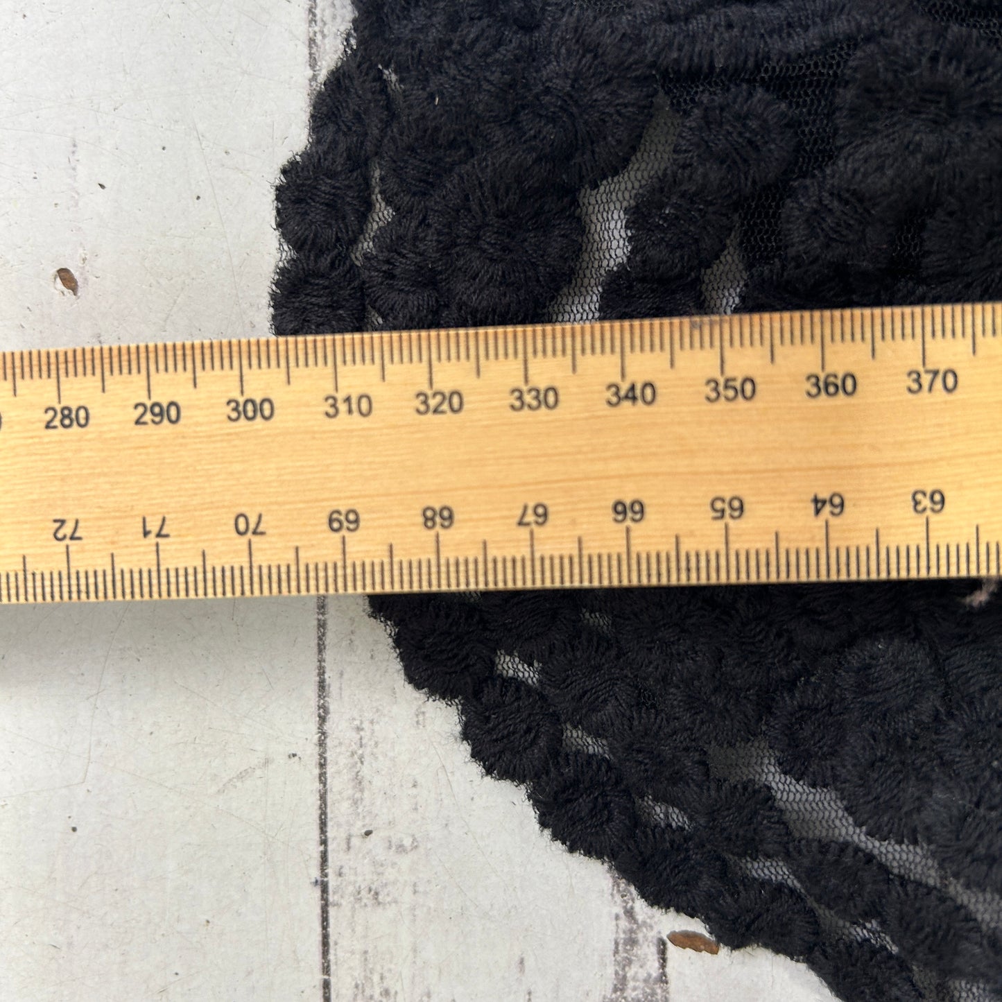 Black Lace Off-Shoulder Top - Size 14/16