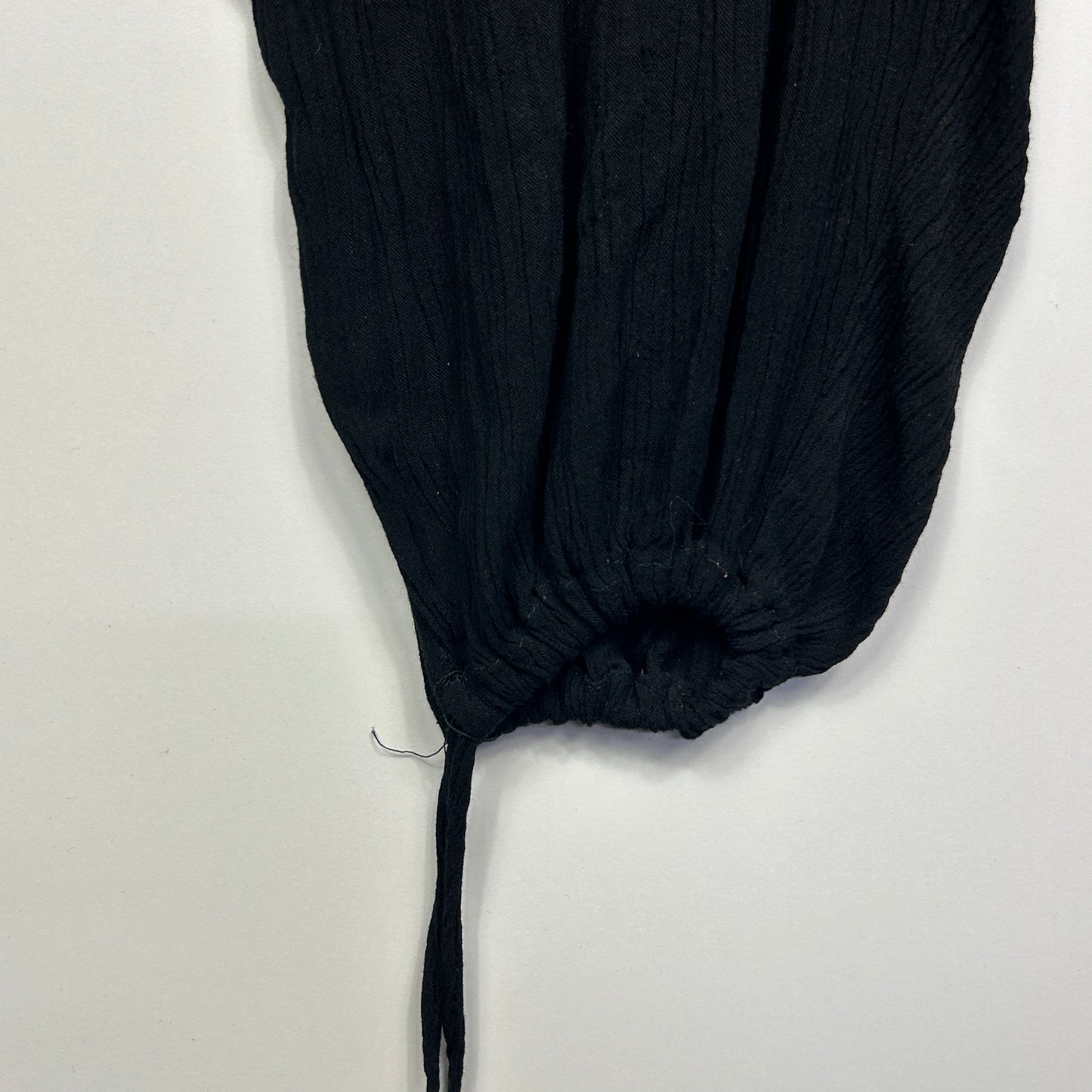 Rivers Cropped Pants Size 20 Black Pockets Viscose