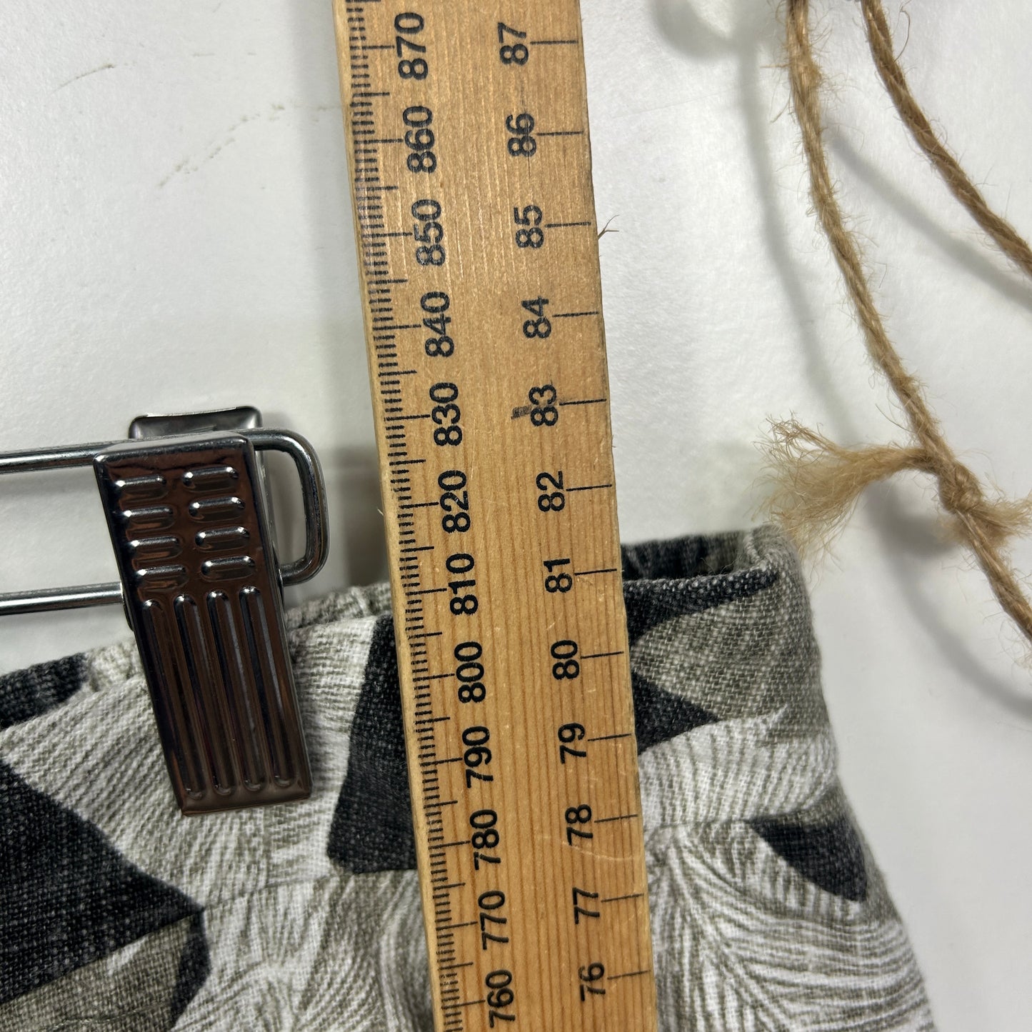 Millers Multicoloured Leaf Print Cropped Pants - Size 18