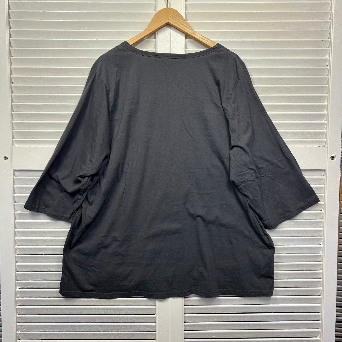 Taking Shape PJ Top Size 22 24 Sleepwear Grey Owl