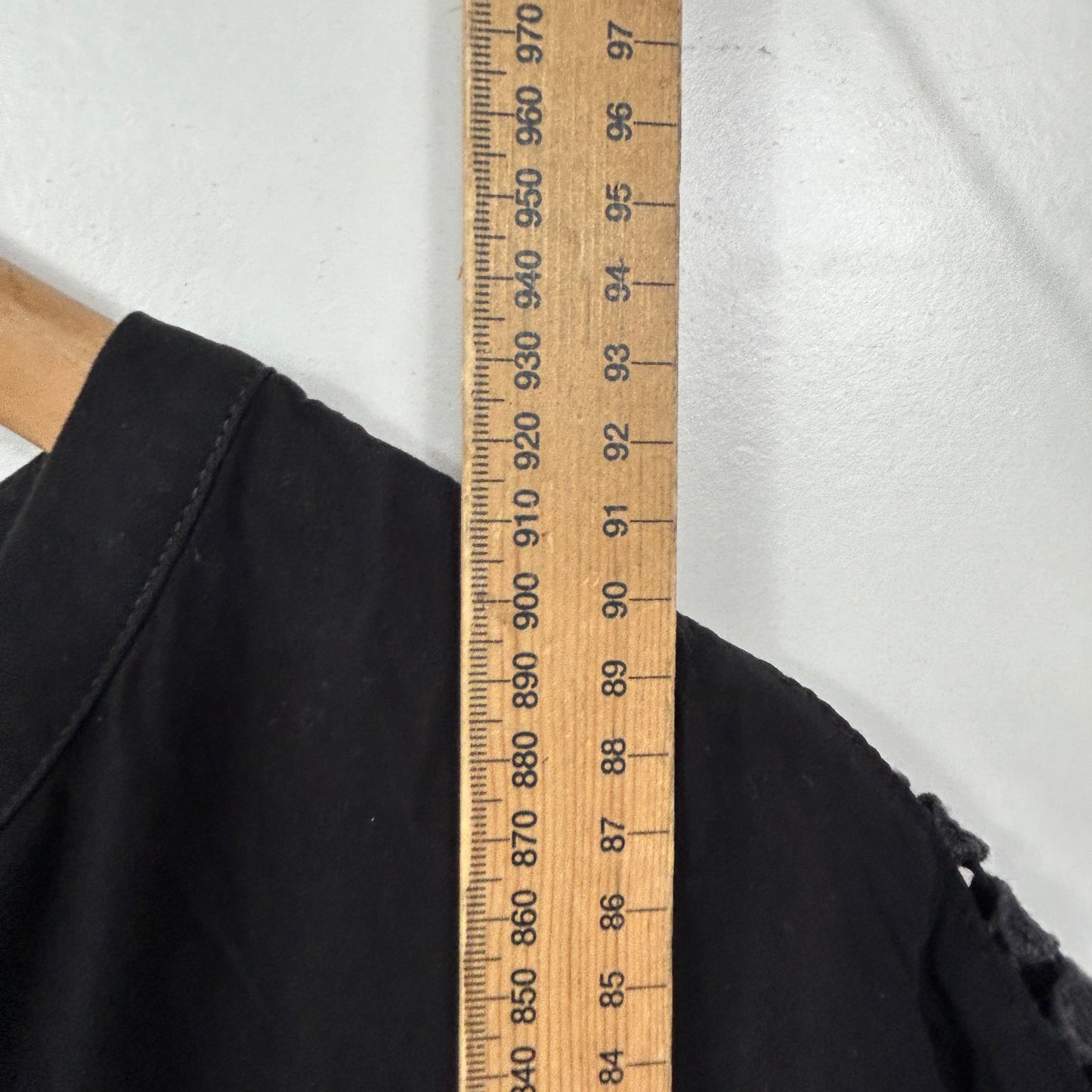 Target Corchet Trim Black Dress - Size 14