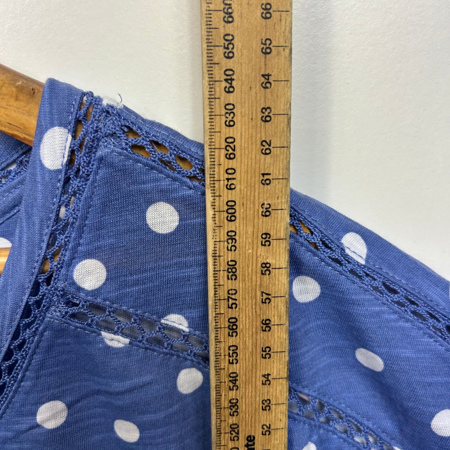Millers Blue Dot Casual Top - Size 14