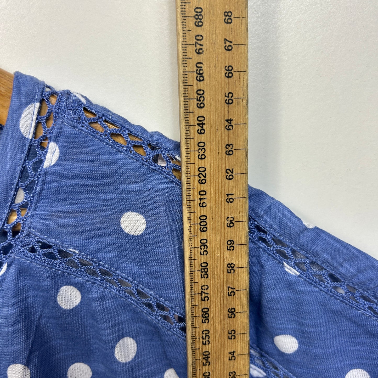 Millers Blue Dot Casual Top - Size 18