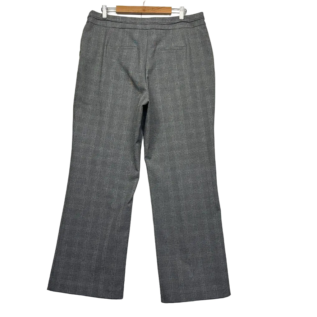 Portmans Grey Check Pants - Size 18