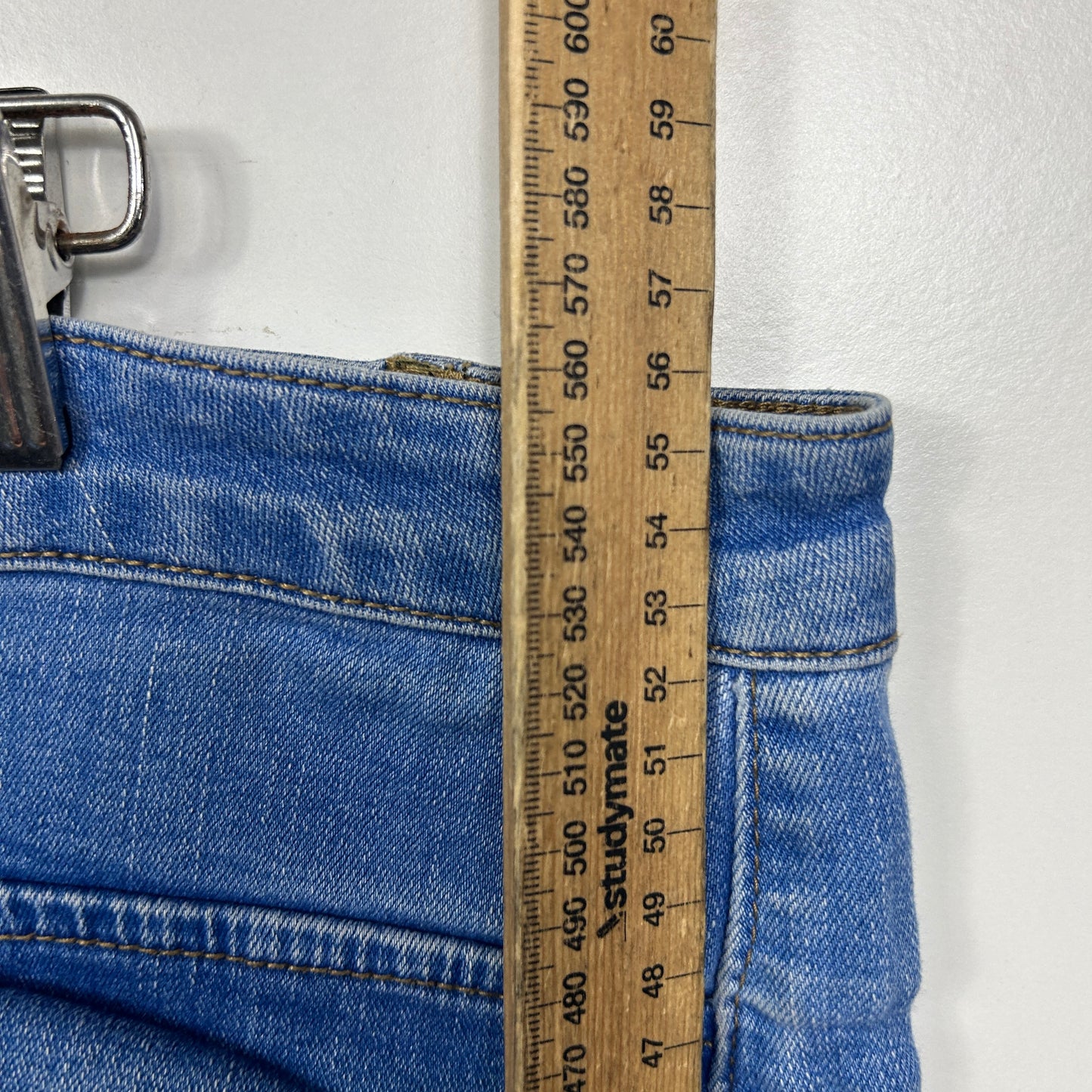 Rockmans Blue Denim Skirt - Size 18