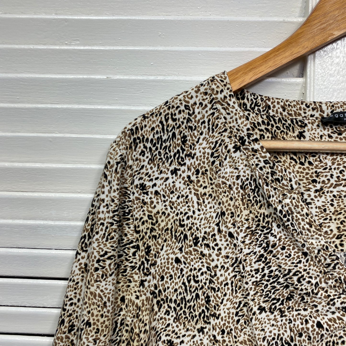 Regatta Top Size 14 Petites Animal Print Long Sleeve
