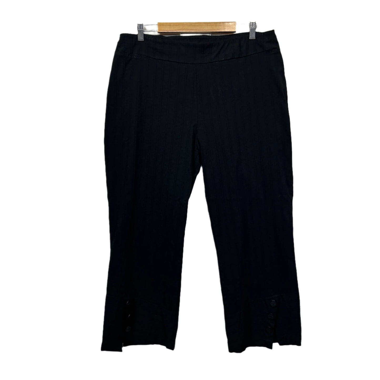 Taking Shape Pants Size 16 Black Stretch