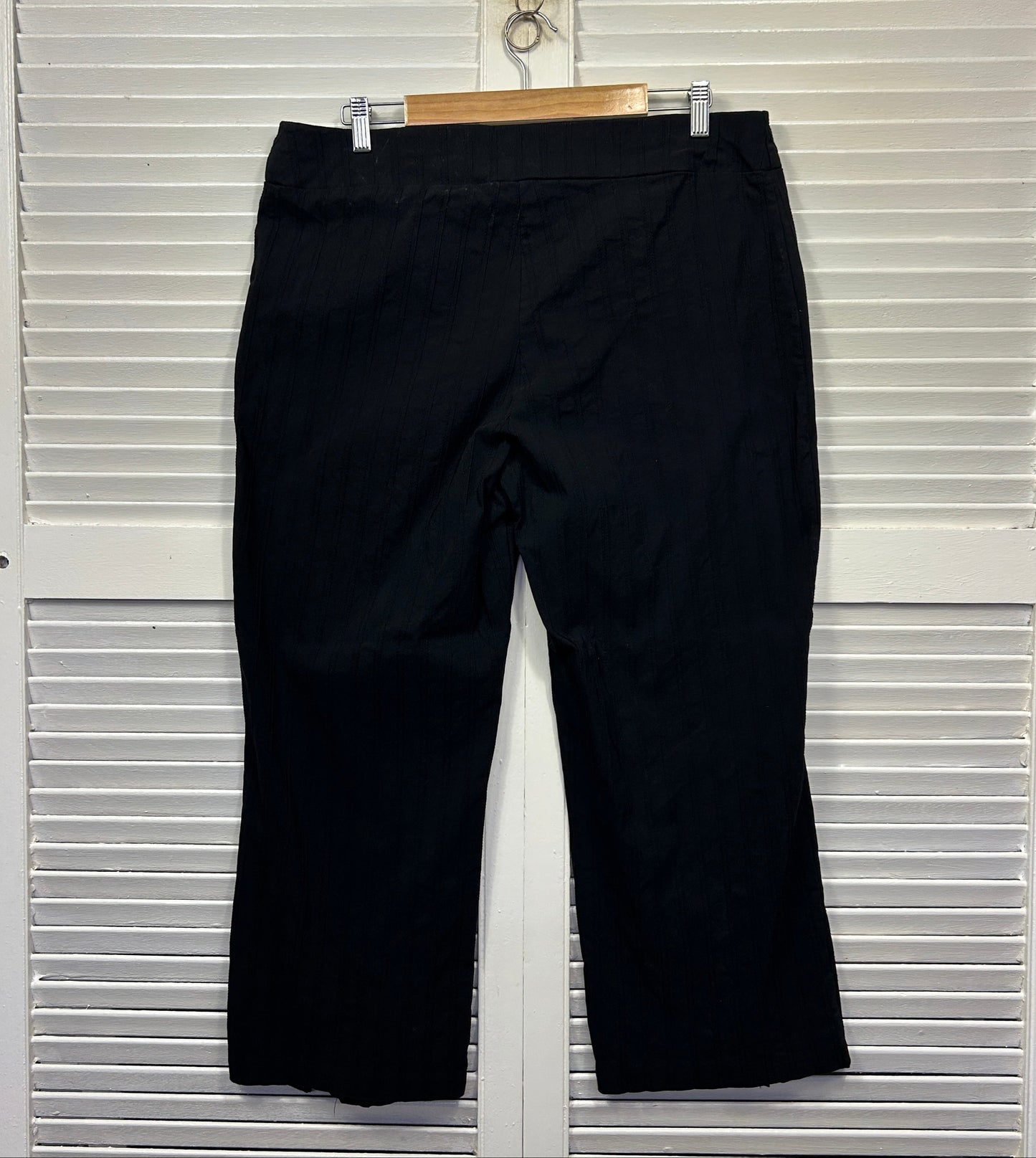 Taking Shape Pants Size 16 Black Stretch
