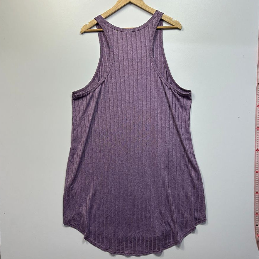 Mauve Ribbed Dress - Size 5XL