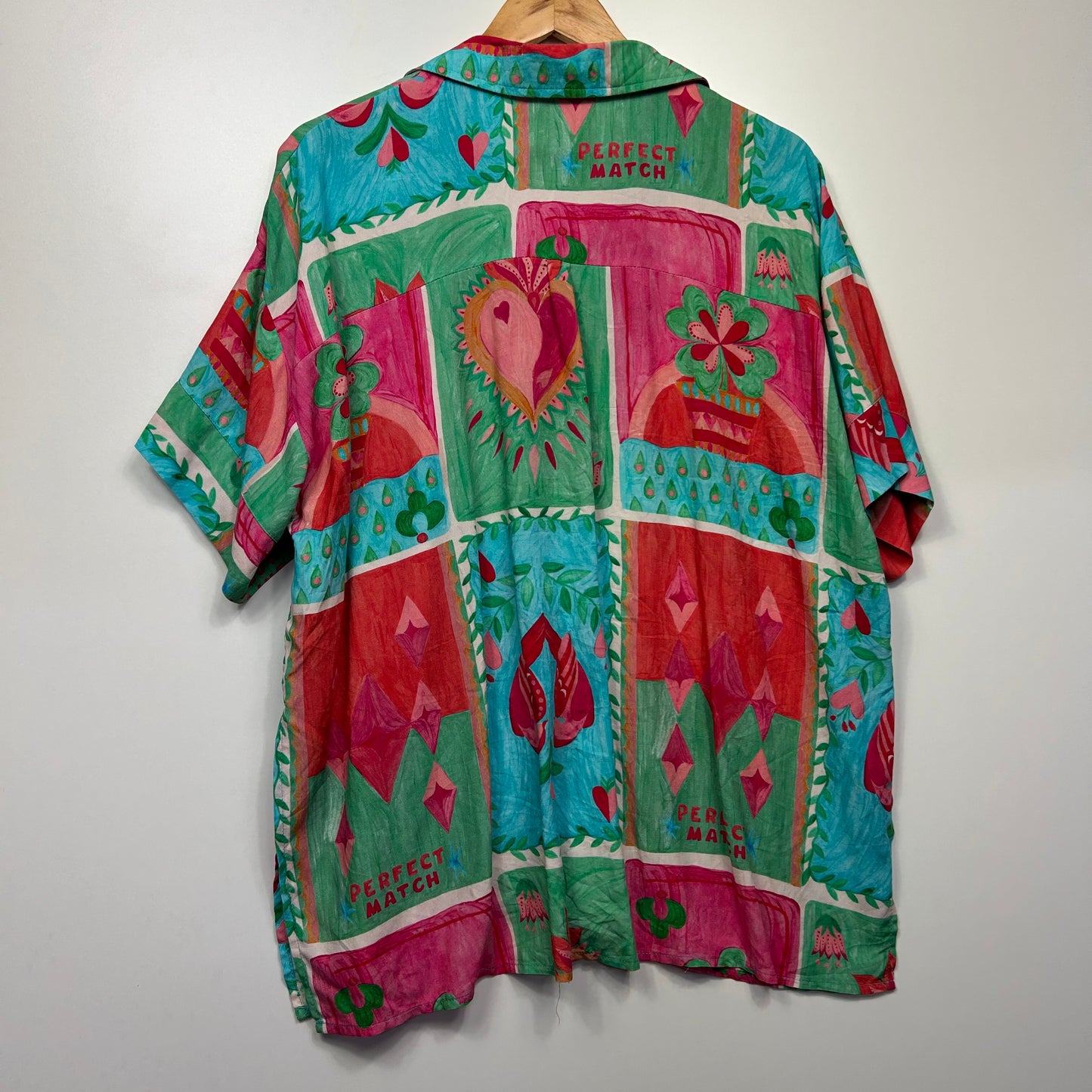 Label of Love Top & Shorts Set Size Medium Large 12 14 Multicoloured