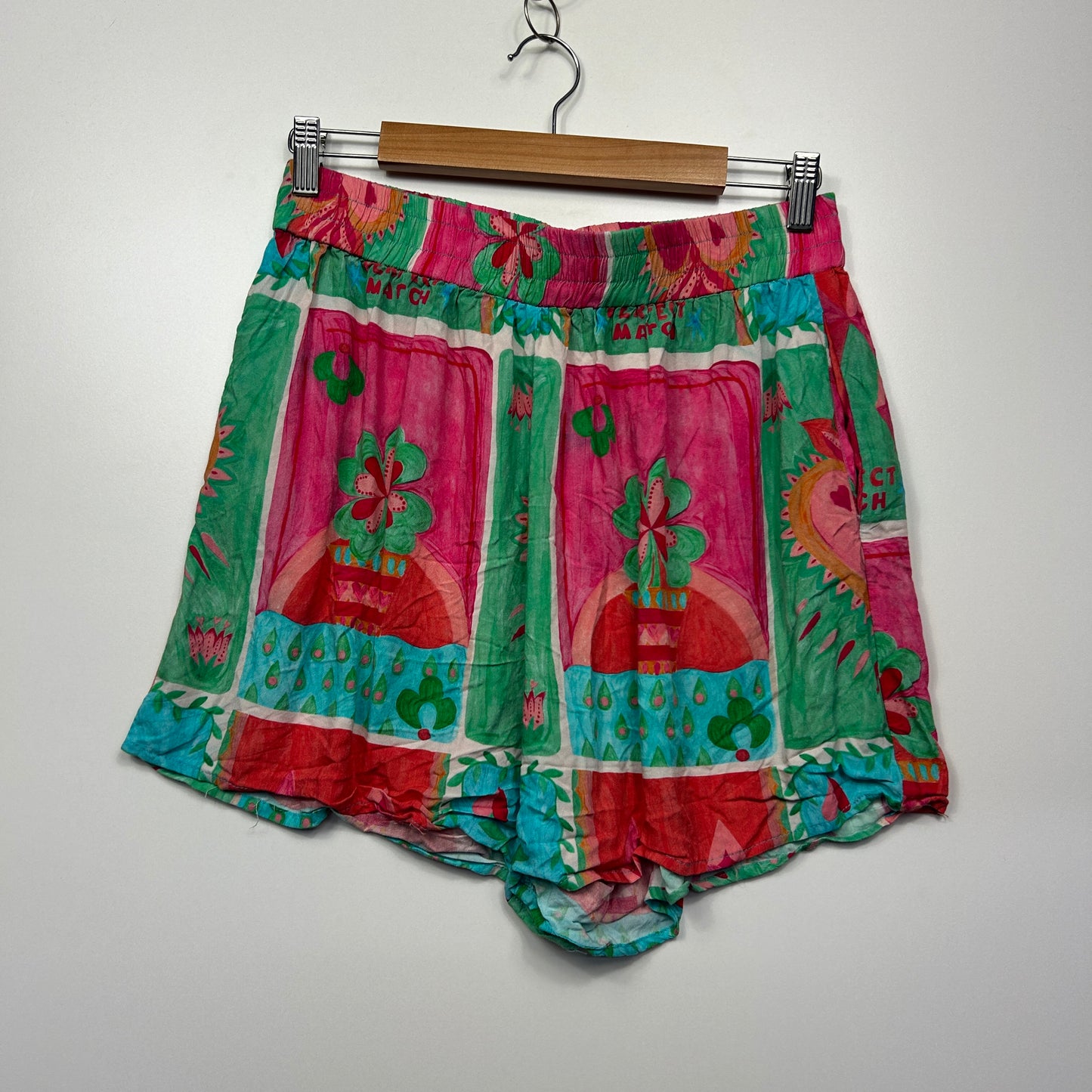 Label of Love Top & Shorts Set Size Medium Large 12 14 Multicoloured