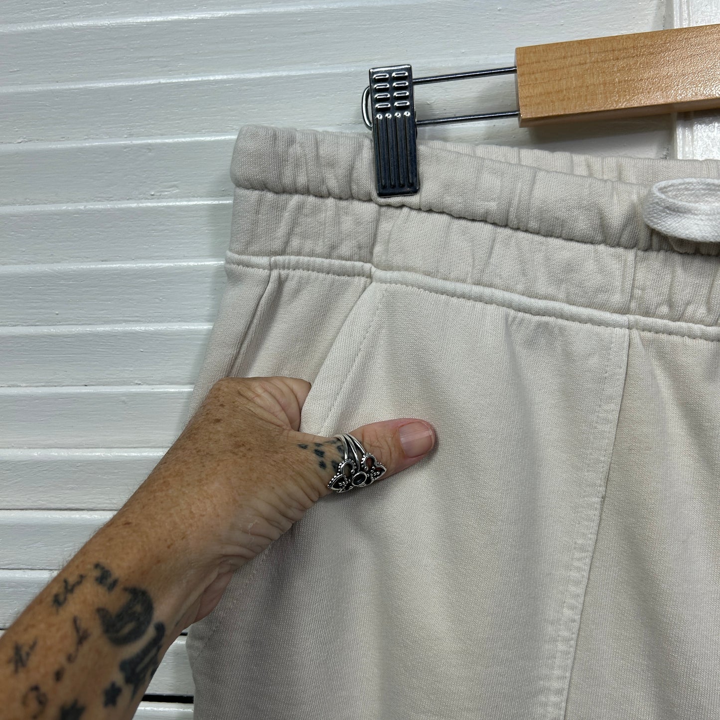 Target Sweat Pants Size 16 Beige Pockets Activewear