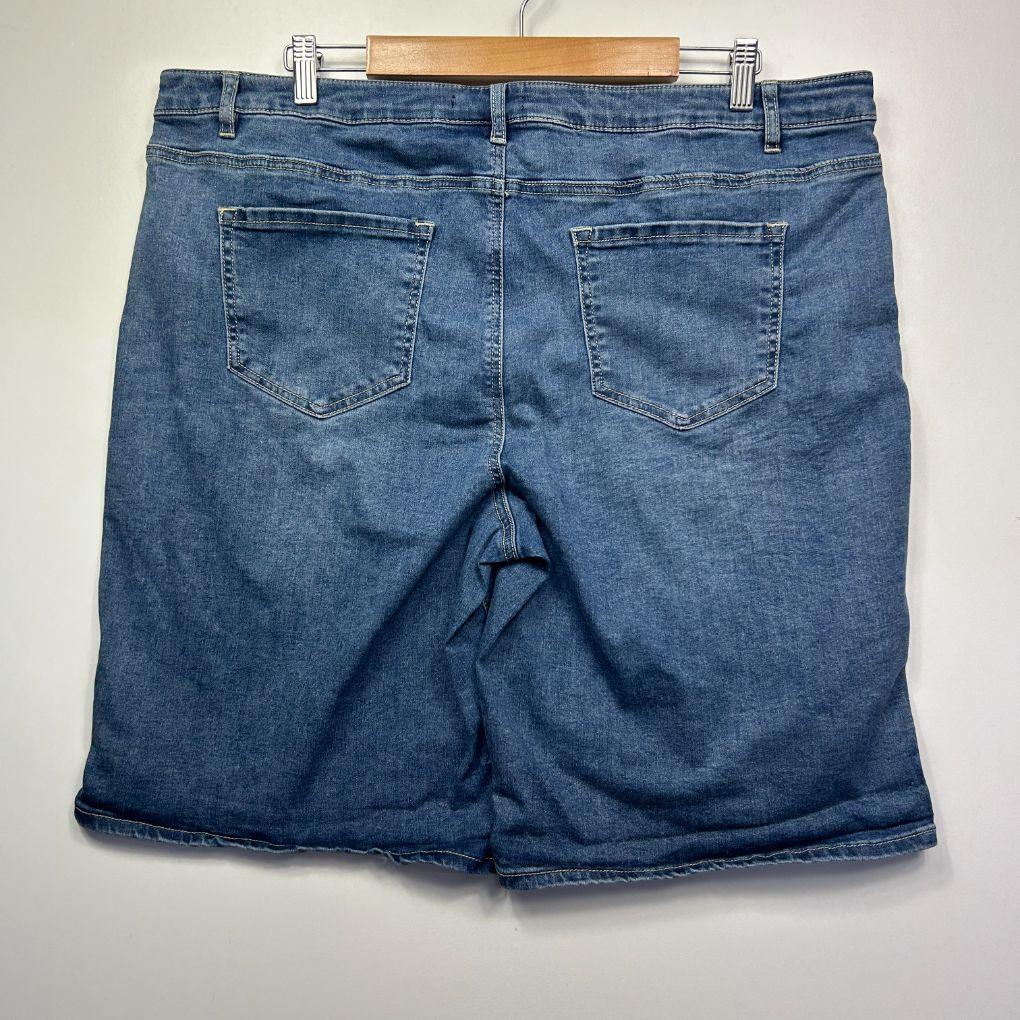 Regatta Blue Cotton Denim Skirt - Size 20