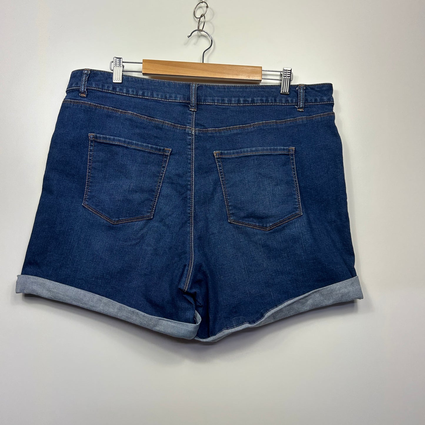 Anko Denim Shorts Size 20 Blue Pockets