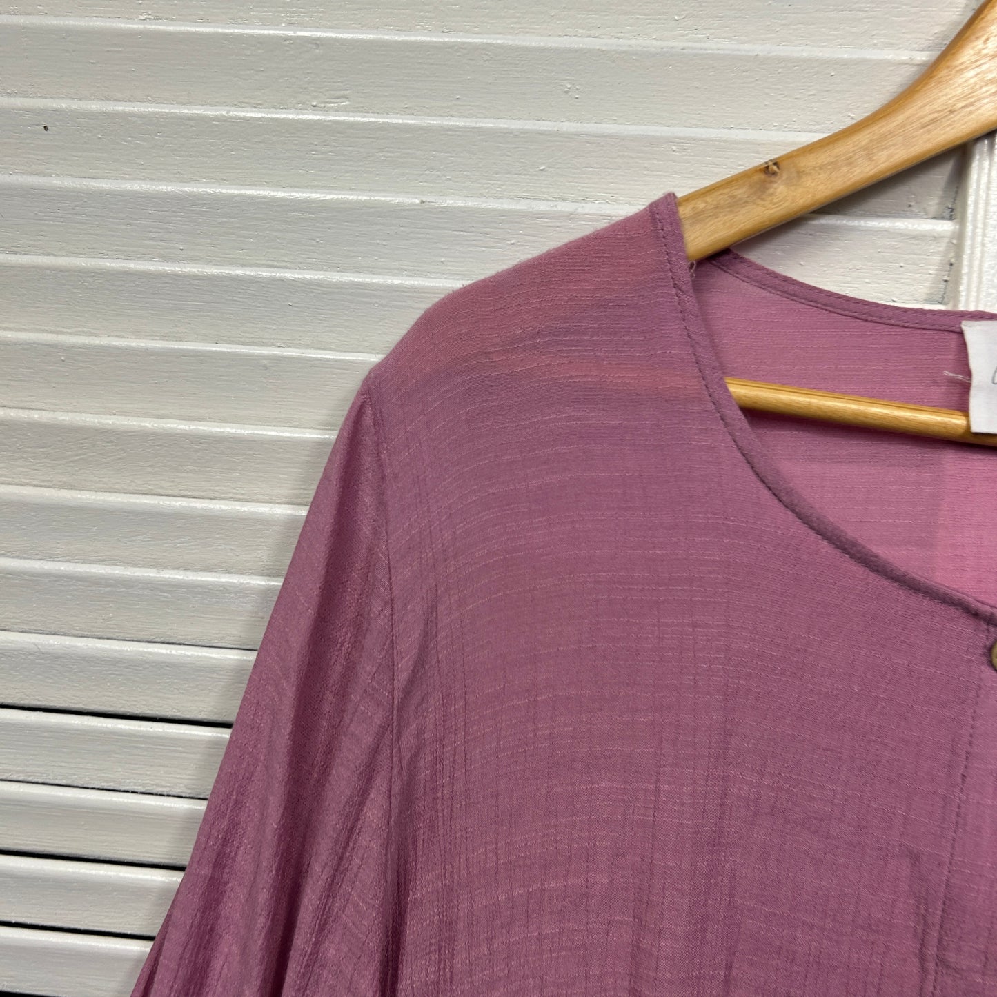 Pink Tunic Top Size 14 16 Pink 3/4 Sleeve