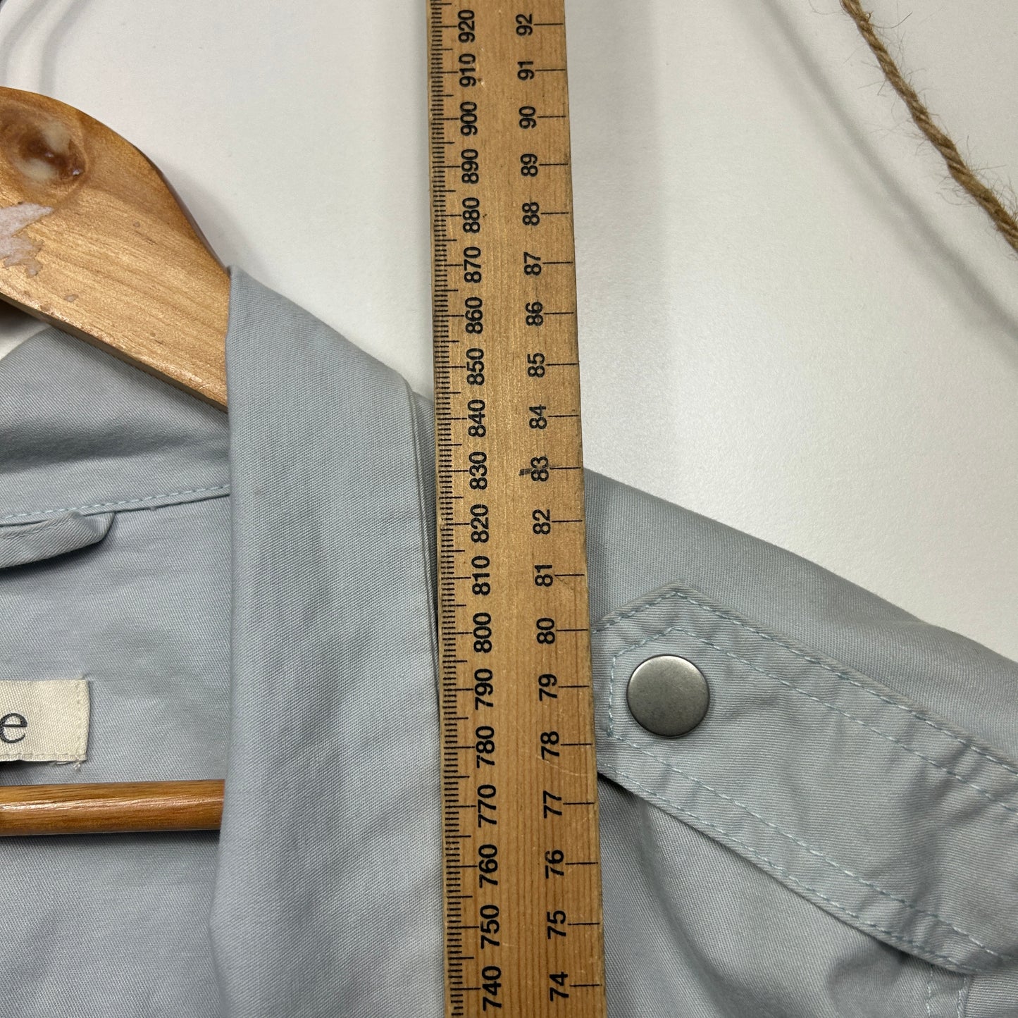 beme Lightweight Jacket Size 18 Grey Long Sleeve Pockets