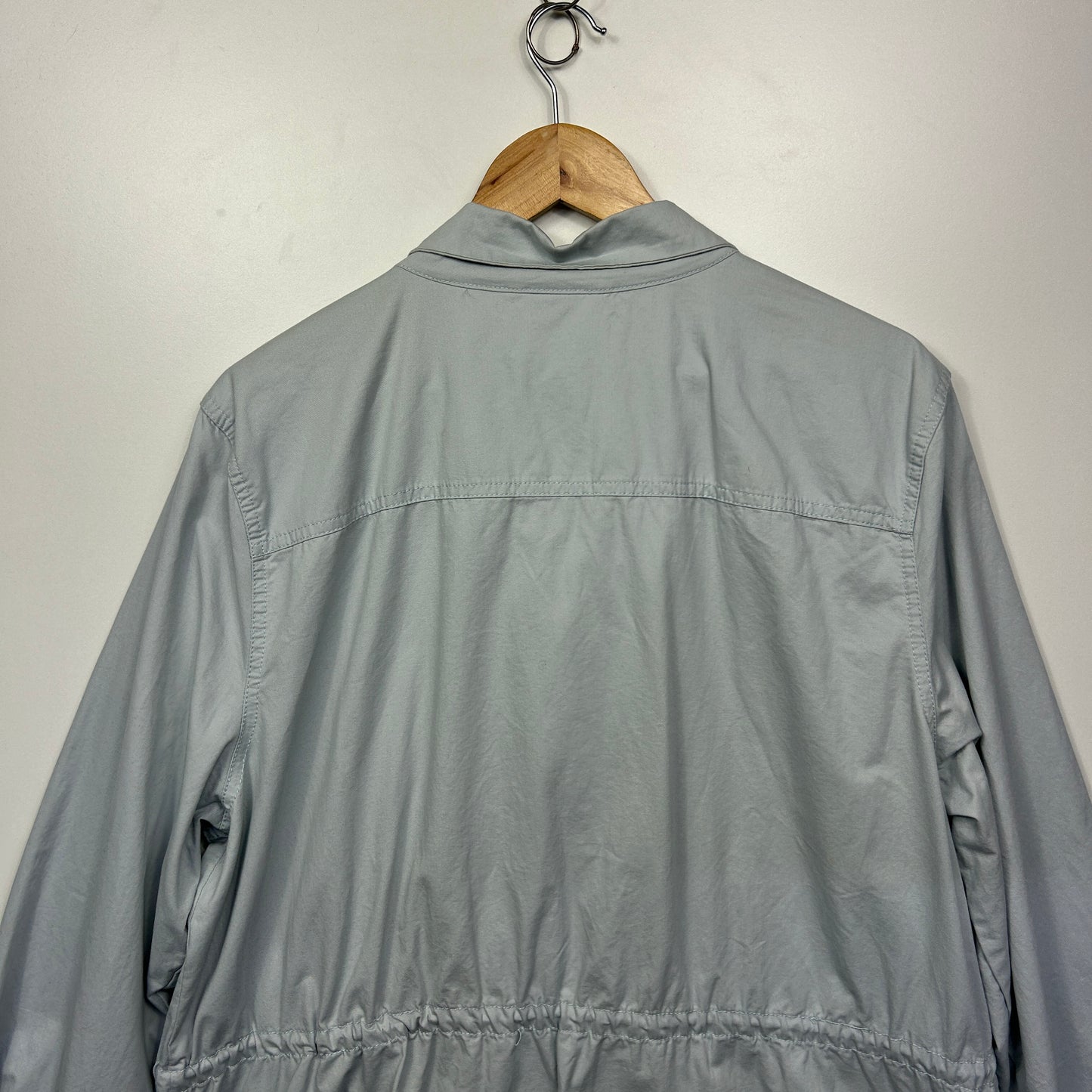 beme Lightweight Jacket Size 18 Grey Long Sleeve Pockets